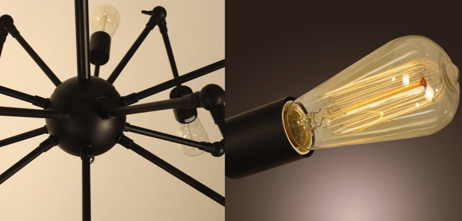 Люстра Loft Industrial Sputnik Chandelier Spider Люстра Loft Industrial Sputnik Chandelier Spider - Loft-Concept в Саратове