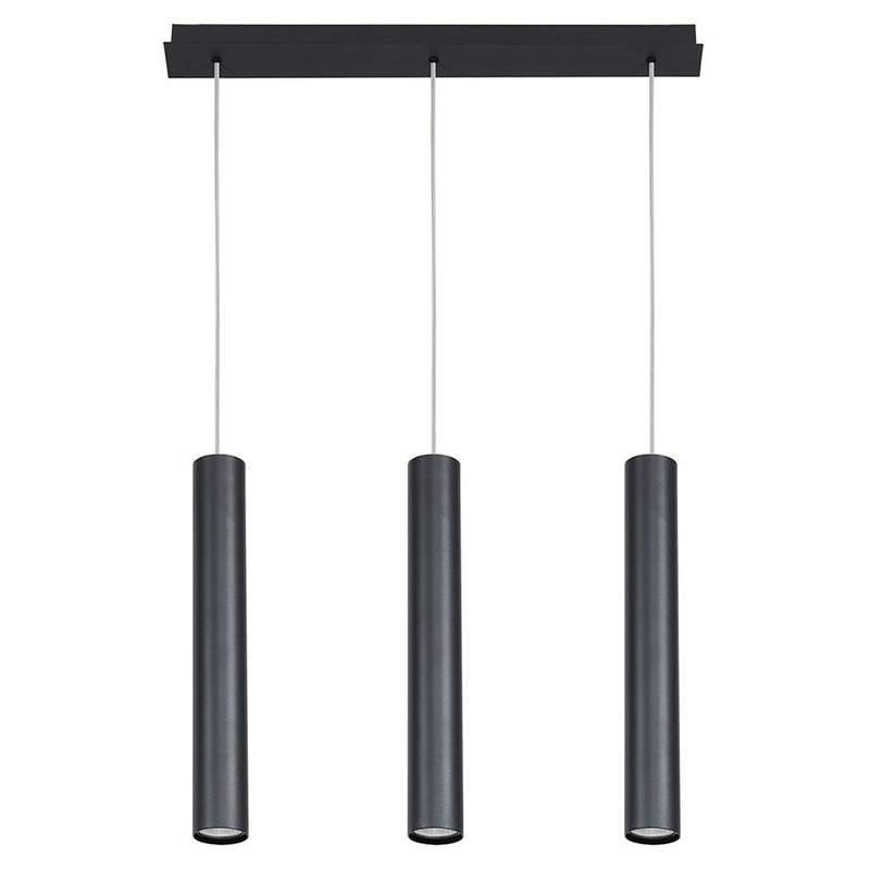 Люстра Luis Chandelier Line black Черный в Саратове | Loft Concept 