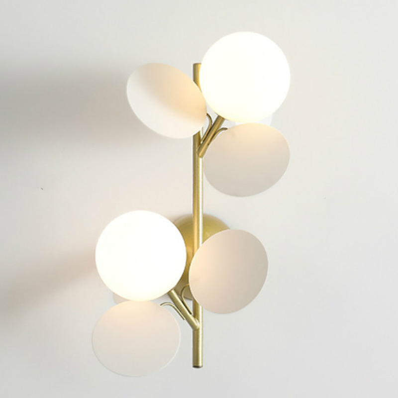 Бра MATISSE sconce double white Золотой Белый в Саратове | Loft Concept 