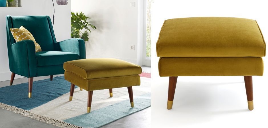 Пуф Classic Furniture горчичный Пуф Classic Furniture горчичный - Loft-Concept в Саратове