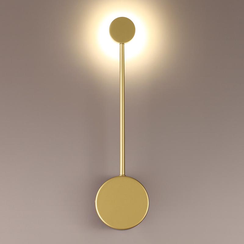 Бра Pin Wall Light Gold 40 Золотой в Саратове | Loft Concept 