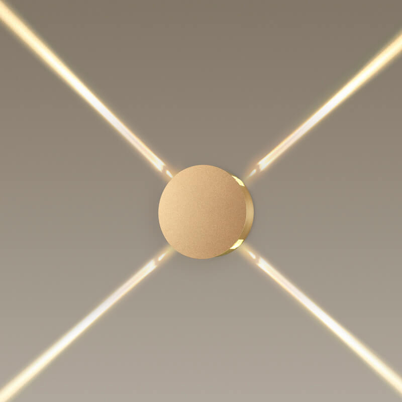 Спот Jedi Beam Sconce Circle gold Золотой в Саратове | Loft Concept 