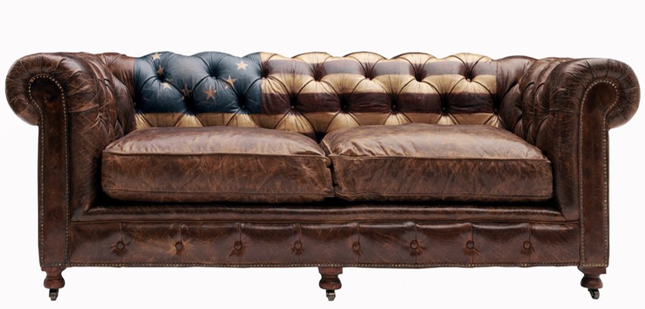 Диван Chesterfield Rebel Sofa Stars & Stripes Andrew Martin Диван Chesterfield Rebel Sofa Stars & Stripes Andrew Martin - Loft-Concept в Саратове