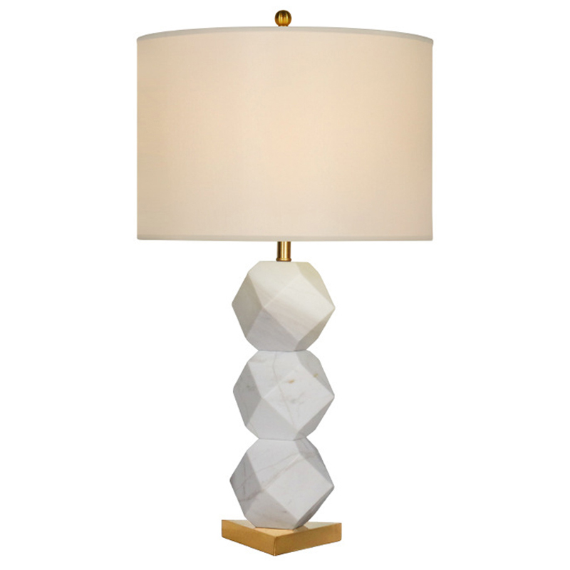 Дизайнерская настольная лампа STEELE LAMP Белый Дизайнерская настольная лампа STEELE LAMP Белый в Саратове | Loft Concept