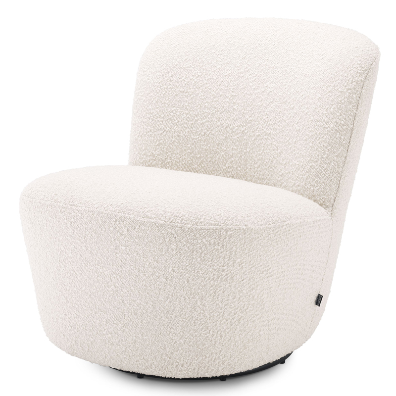 Кресло Eichholtz Swivel Chair Doria Кремовый в Саратове | Loft Concept 