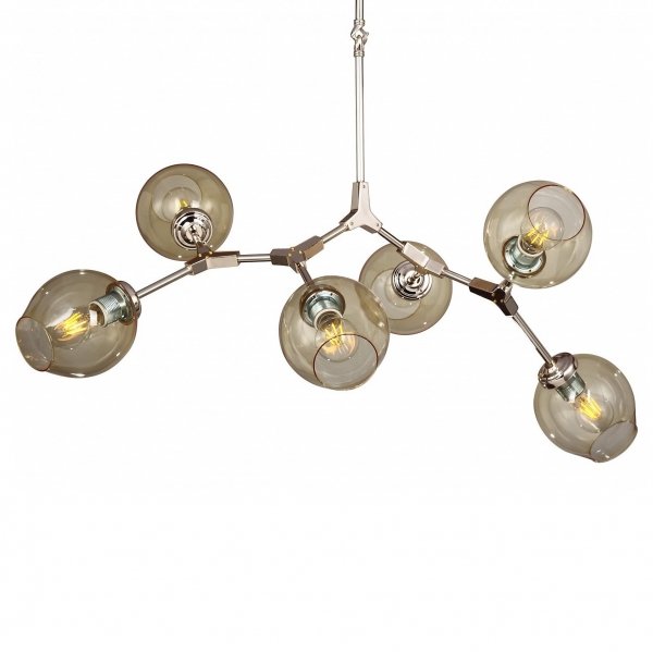 Люстра Branching Bubble Chandelier 6 Amber Янтарь (Amber) в Саратове | Loft Concept 