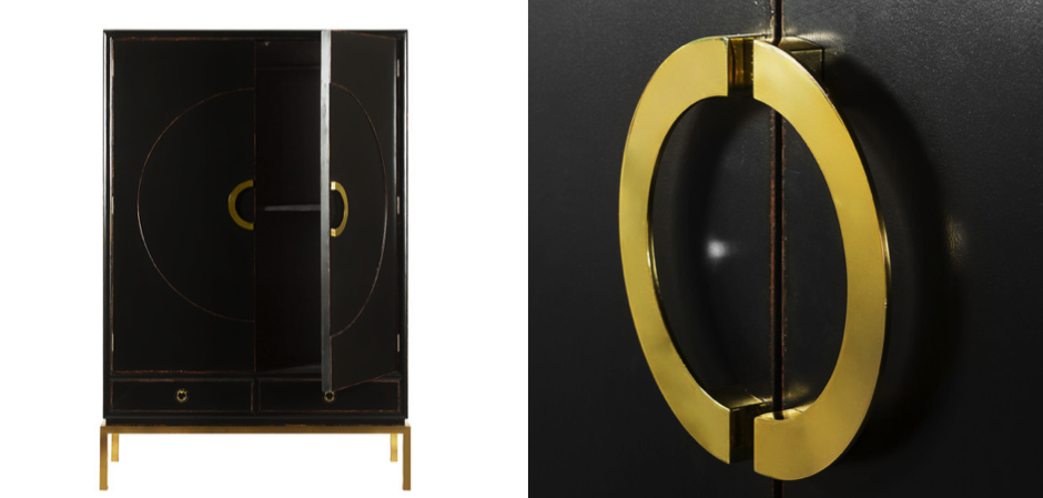 Шкаф China Rack Black Шкаф China Rack Black - Loft-Concept в Саратове