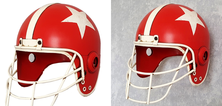 Аксессуар на стену Helmet with Star Red Аксессуар на стену Helmet with Star Red - Loft-Concept в Саратове