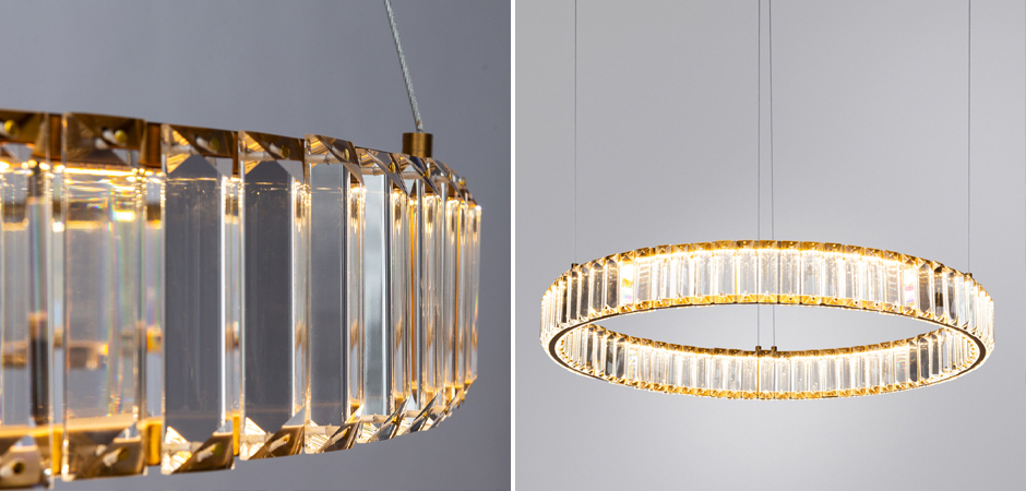 Хрустальная Люстра Crystal Ring Латунь Хрустальная Люстра Crystal Ring Латунь - Loft-Concept в Саратове