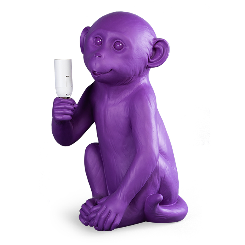 Настольная лампа Purple Monkey Фиолетовый в Саратове | Loft Concept 