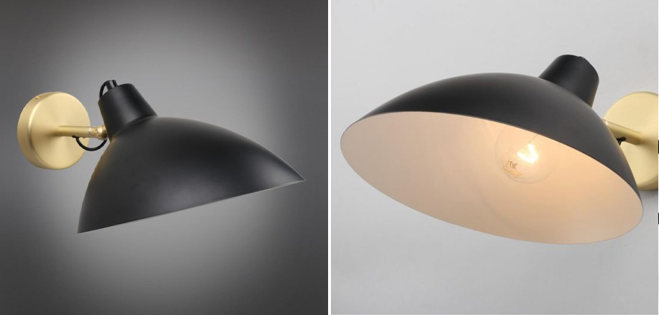 Бра с черным матовым плафоном Retro Light Бра с черным матовым плафоном Retro Light - Loft-Concept в Саратове