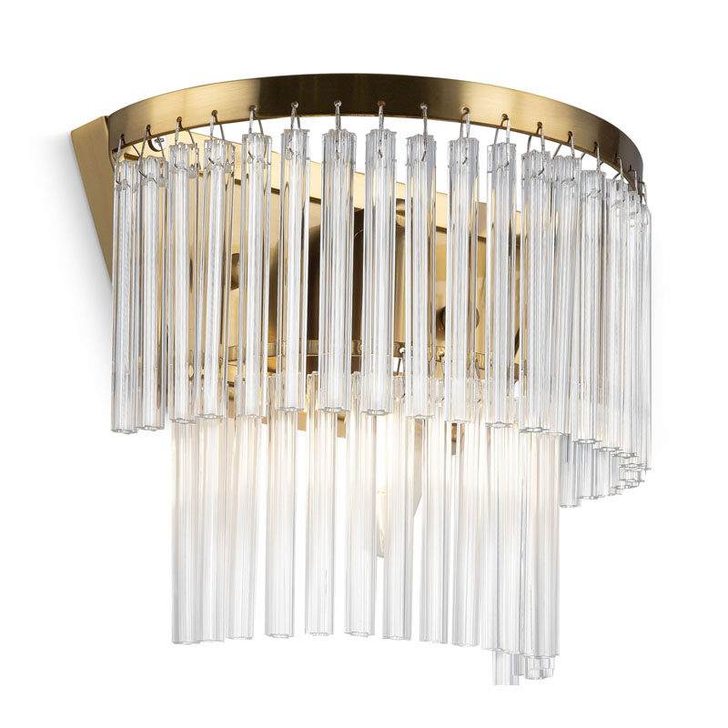 Бра Olimpa Sconce brass Латунь в Саратове | Loft Concept 