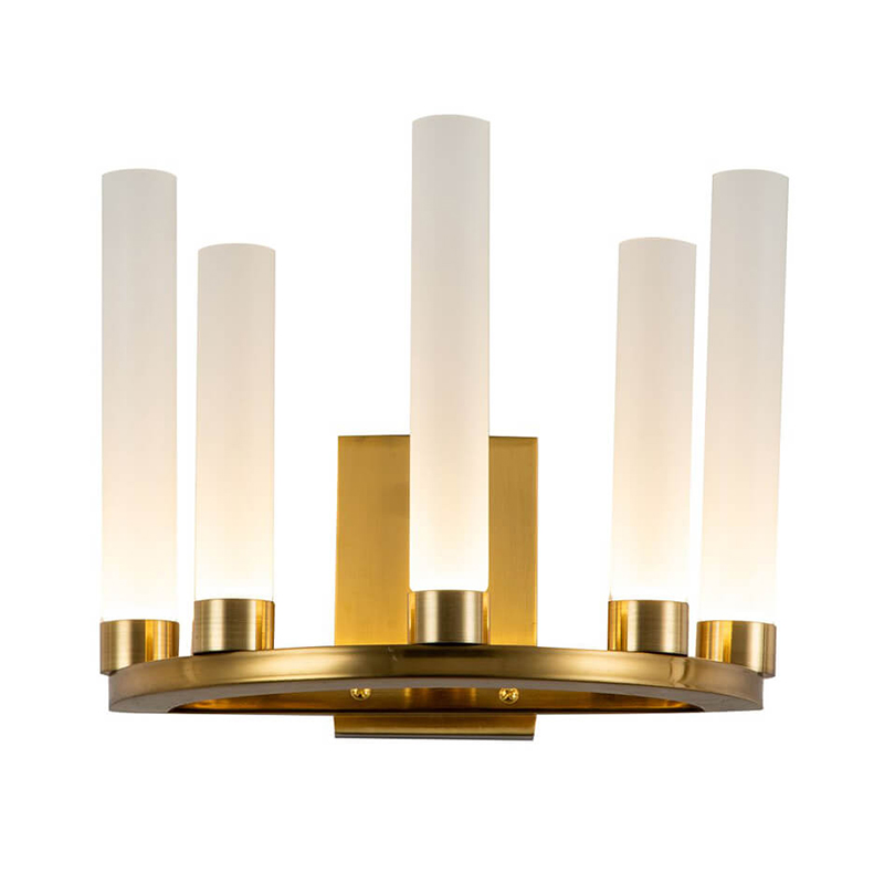 Бра Candlestick Wall Lamp Золотой в Саратове | Loft Concept 