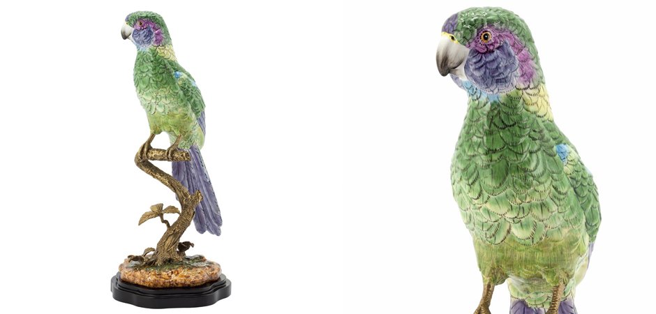 Статуэтка PARROT ATLANTIDE SINGLE BRANCH Статуэтка PARROT ATLANTIDE SINGLE BRANCH - Loft-Concept в Саратове
