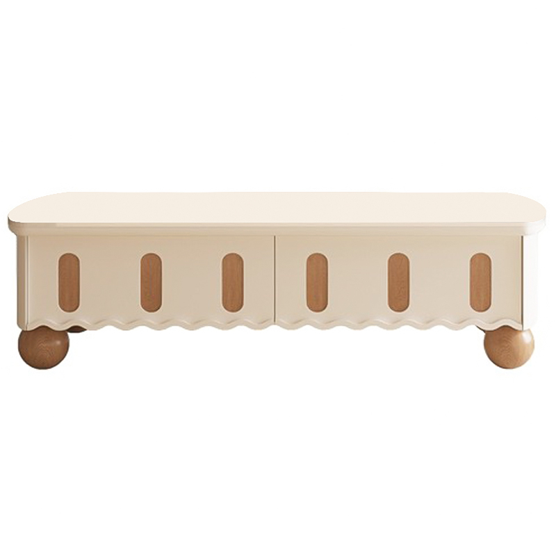 Кофейный стол Waves Wooden Forms Coffee Table Бежевый Древесина Кофейный стол Waves Wooden Forms Coffee Table Бежевый Древесина в Саратове | Loft Concept