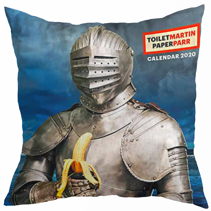 Декоративная подушка Seletti Cushion Knight Синий Серый Красный в Саратове | Loft Concept 