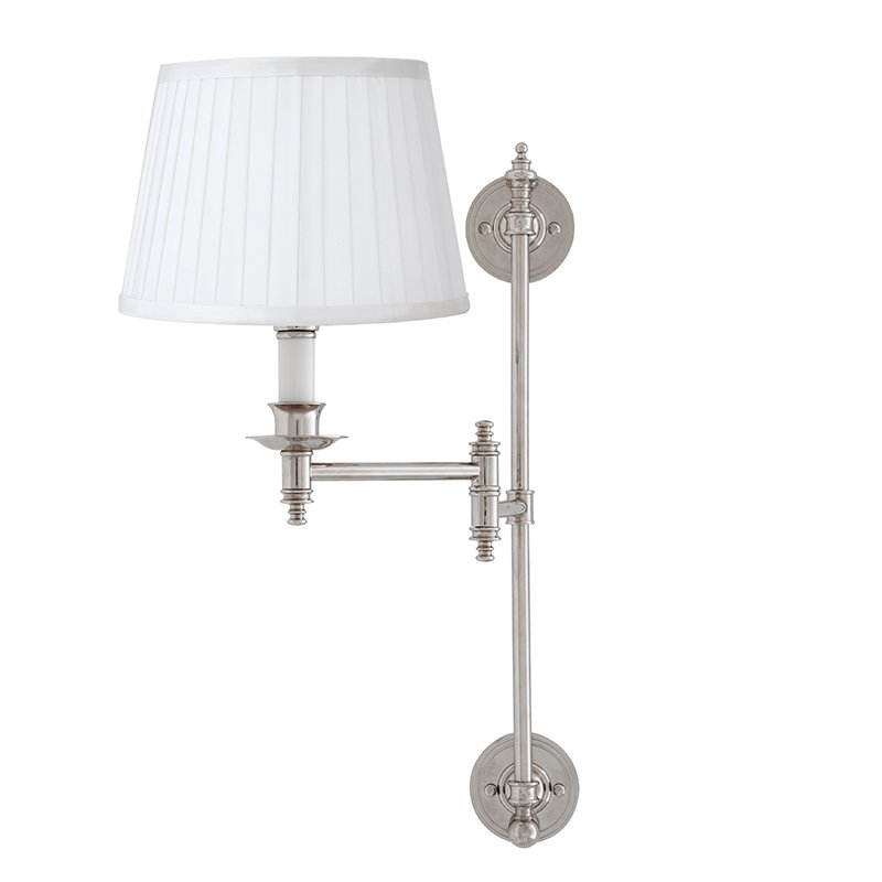 Бра Wall Lamp Indigo Nickel Никель Белый в Саратове | Loft Concept 