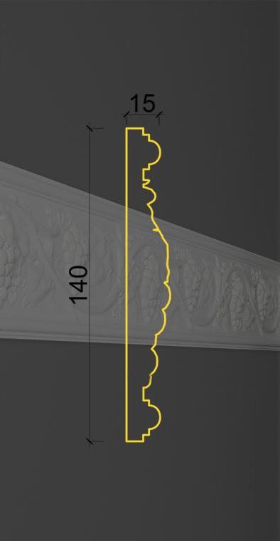 Молдинг с орнаментом MO-12 в Саратове