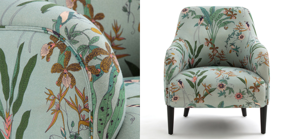 Кресло Lipstick Fauteuil melange lin Кресло Lipstick Fauteuil melange lin - Loft-Concept в Саратове