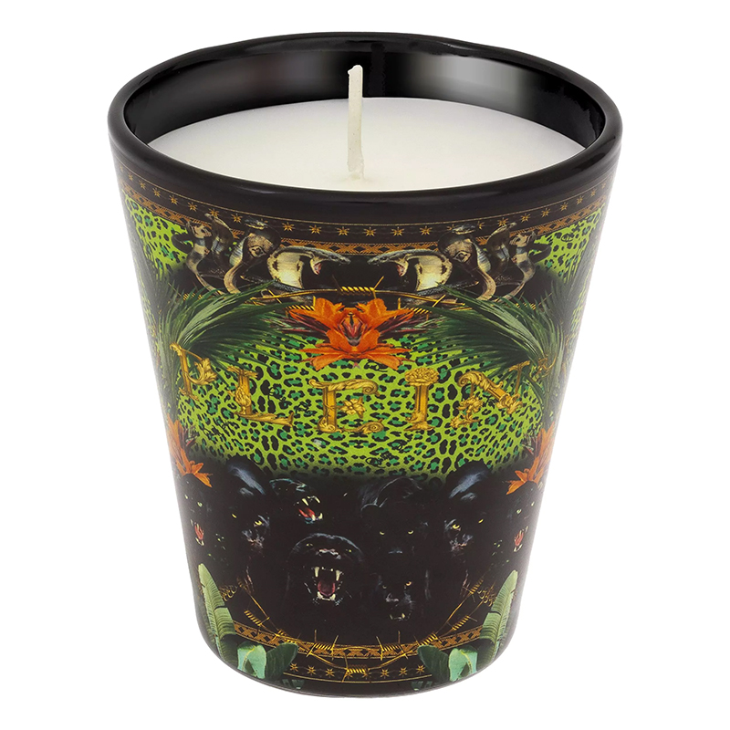 Свеча Philipp Plein Candle Jungle M Черный Мульти в Саратове | Loft Concept 