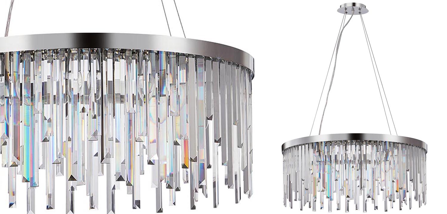 Люстра Bennett Chandelier chrome - фото