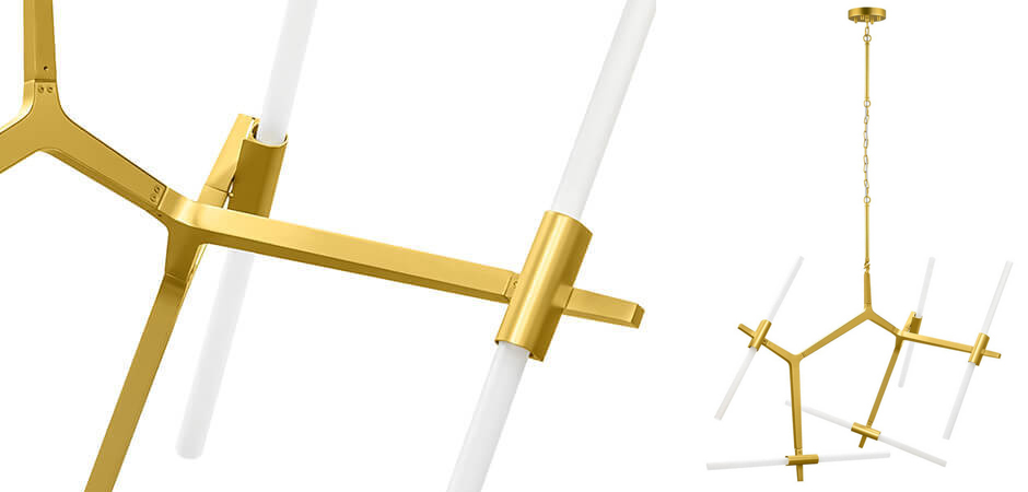 Люстра Агнес Chandelier Gold 10 Люстра Агнес Chandelier Gold 10 - Loft-Concept в Саратове
