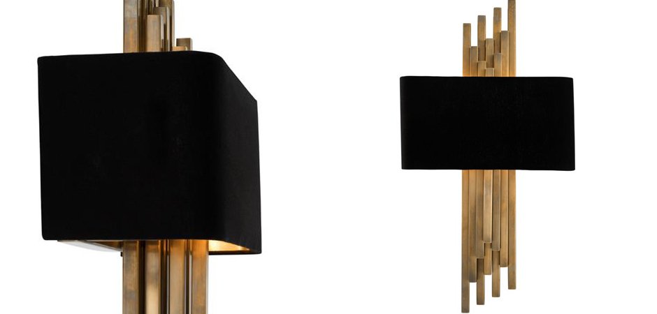 Бра Eichholtz Wall Lamp Caruso Brass Бра Eichholtz Wall Lamp Caruso Brass - Loft-Concept в Саратове
