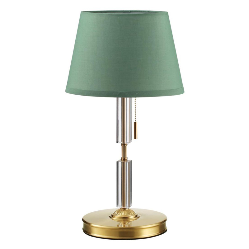 Настольная лампа Ramona Green Table Lamp Бронза Зеленый в Саратове | Loft Concept 