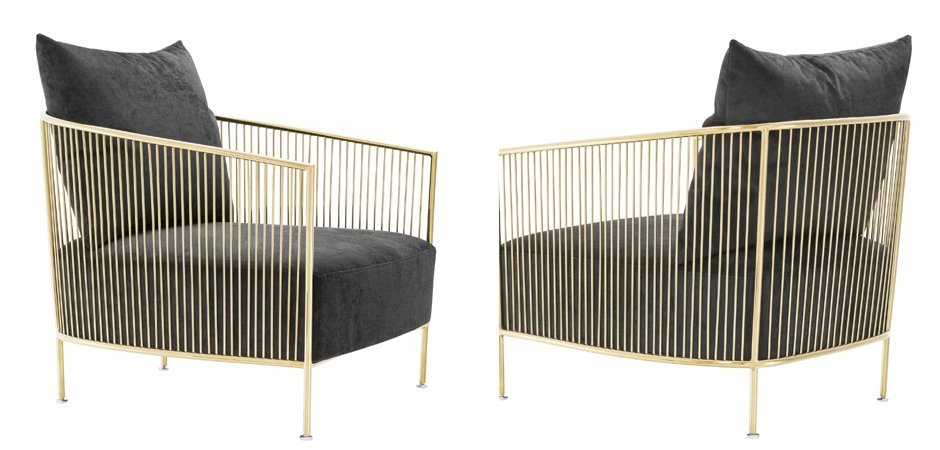 Кресло Eichholtz Chair Knox Gold Кресло Eichholtz Chair Knox Gold - Loft-Concept в Саратове