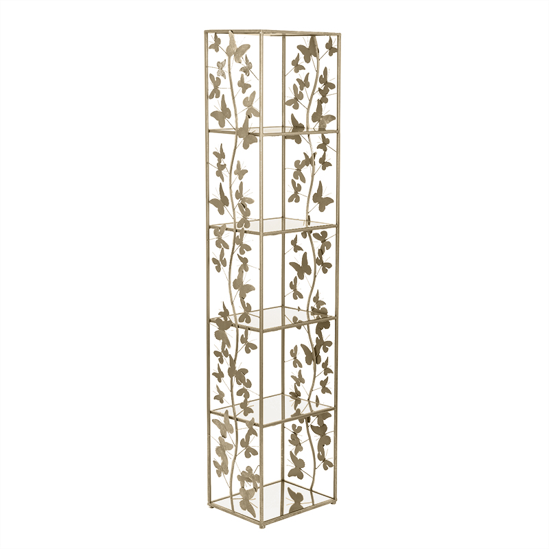 Стеллаж Gold Butterfly Золотой Стеллаж Gold Butterfly Золотой в Саратове | Loft Concept