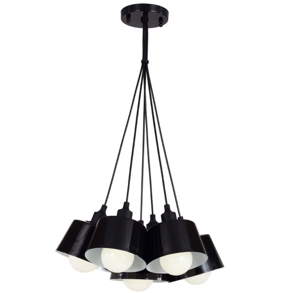 Люстра Compact Pendant Black Черный в Саратове | Loft Concept 