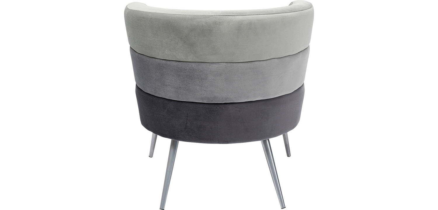 Кресло Gray Velvet Superposition - фото №1