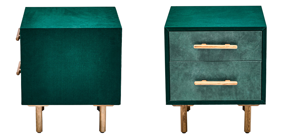 Тумба Smoky Green Nightstand Тумба Smoky Green Nightstand - Loft-Concept в Саратове