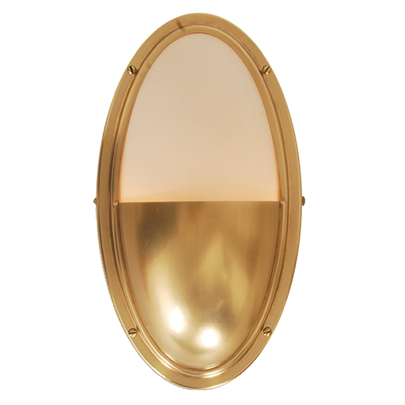 Бра Benita Loft Sconce gold Золотой Белое матовое стекло в Саратове | Loft Concept 