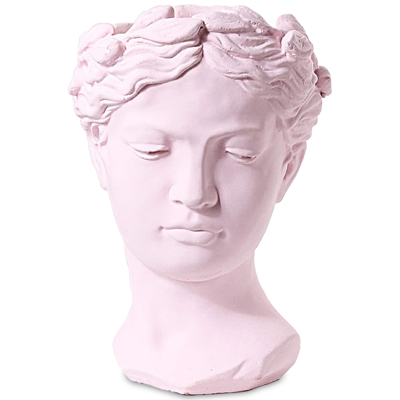 Ваза Female Bust Pink Розовый пастельный в Саратове | Loft Concept 