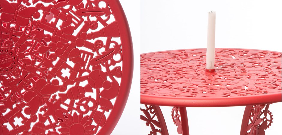 Обеденный стол Industry Collection ALUMINIUM TABLE – RED Обеденный стол Industry Collection ALUMINIUM TABLE – RED - Loft-Concept в Саратове