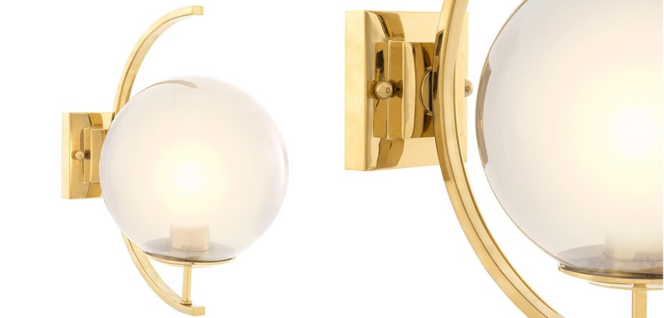 Бра Eichholtz Wall Lamp Cascade Gold Бра Eichholtz Wall Lamp Cascade Gold - Loft-Concept в Саратове