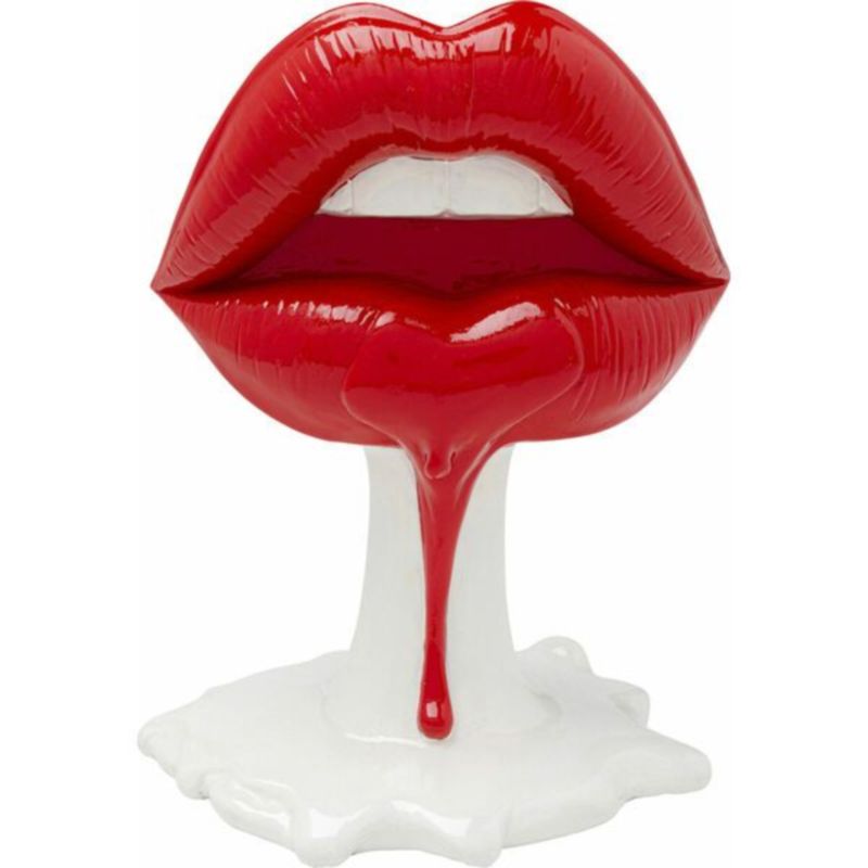 Статуэтка красная Sweet lips Белый Красный Статуэтка красная Sweet lips Белый Красный в Саратове | Loft Concept