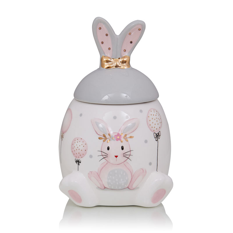 Ваза Kids Vase Bunny I Розовый пастельный Серый в Саратове | Loft Concept 