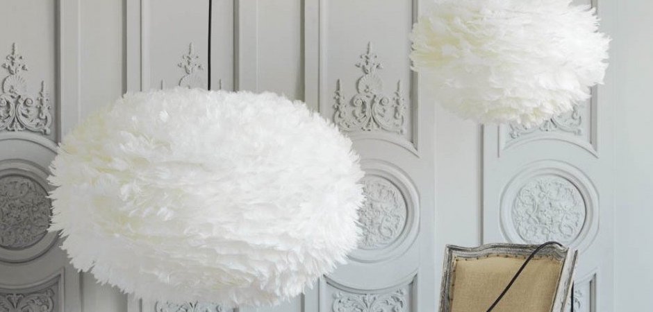 Люстра из перьев Plumage White Люстра из перьев Plumage White - Loft-Concept в Саратове