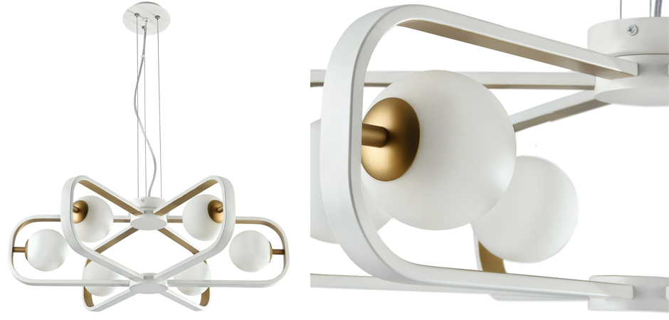 Люстра Michele Ball Chandelier Gold 6 Люстра Michele Ball Chandelier Gold 6 - Loft-Concept в Саратове