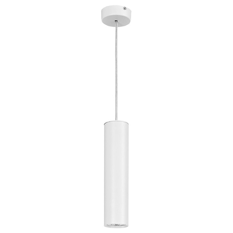 Подвесной светильник Luis Trumpet Tube White Lamp 25 Белый в Саратове | Loft Concept 