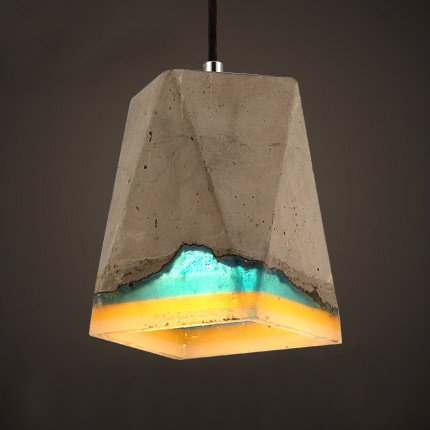 Подвесной светильник Art Concrete Pendant №8 Серый в Саратове | Loft Concept 