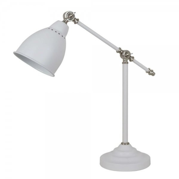 Настольная лампа Holder Table Lamp White Белый Настольная лампа Holder Table Lamp White Белый в Саратове | Loft Concept