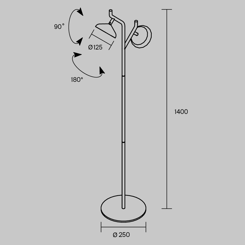 Напольный светильник Vita 3000К 18Вт в Саратове