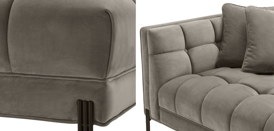 Кушетка Eichholtz Lounge Sofa Sienna Left greige Кушетка Eichholtz Lounge Sofa Sienna Left greige - Loft-Concept в Саратове