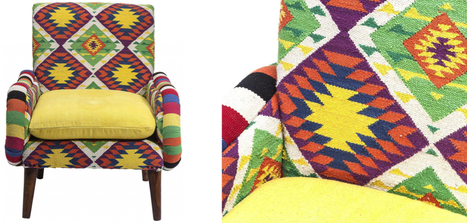 Кресло Ethnotica Kelim Chair Кресло Ethnotica Kelim Chair - Loft-Concept в Саратове