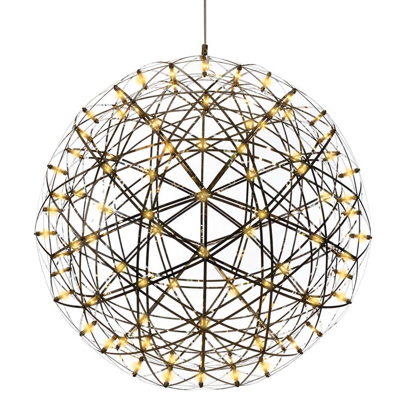 Люстра Moooi 3D Sphere Yellow lamp L Хром в Саратове | Loft Concept 