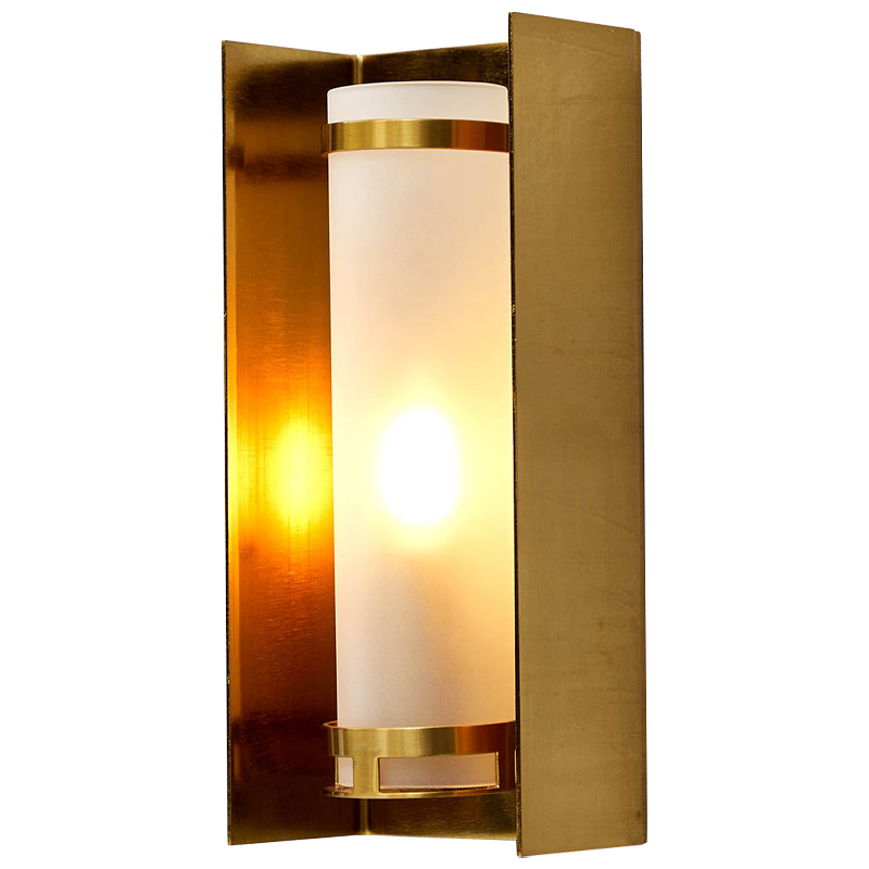 Бра Regin Wall Lamp Матовое Стекло Золотой Белое матовое стекло Бра Regin Wall Lamp Матовое Стекло Золотой Белое матовое стекло в Саратове | Loft Concept
