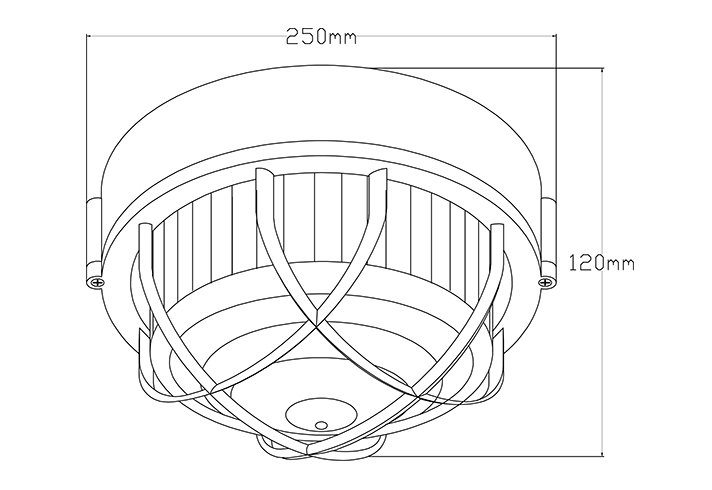 Спот Loft Round Plate в Саратове